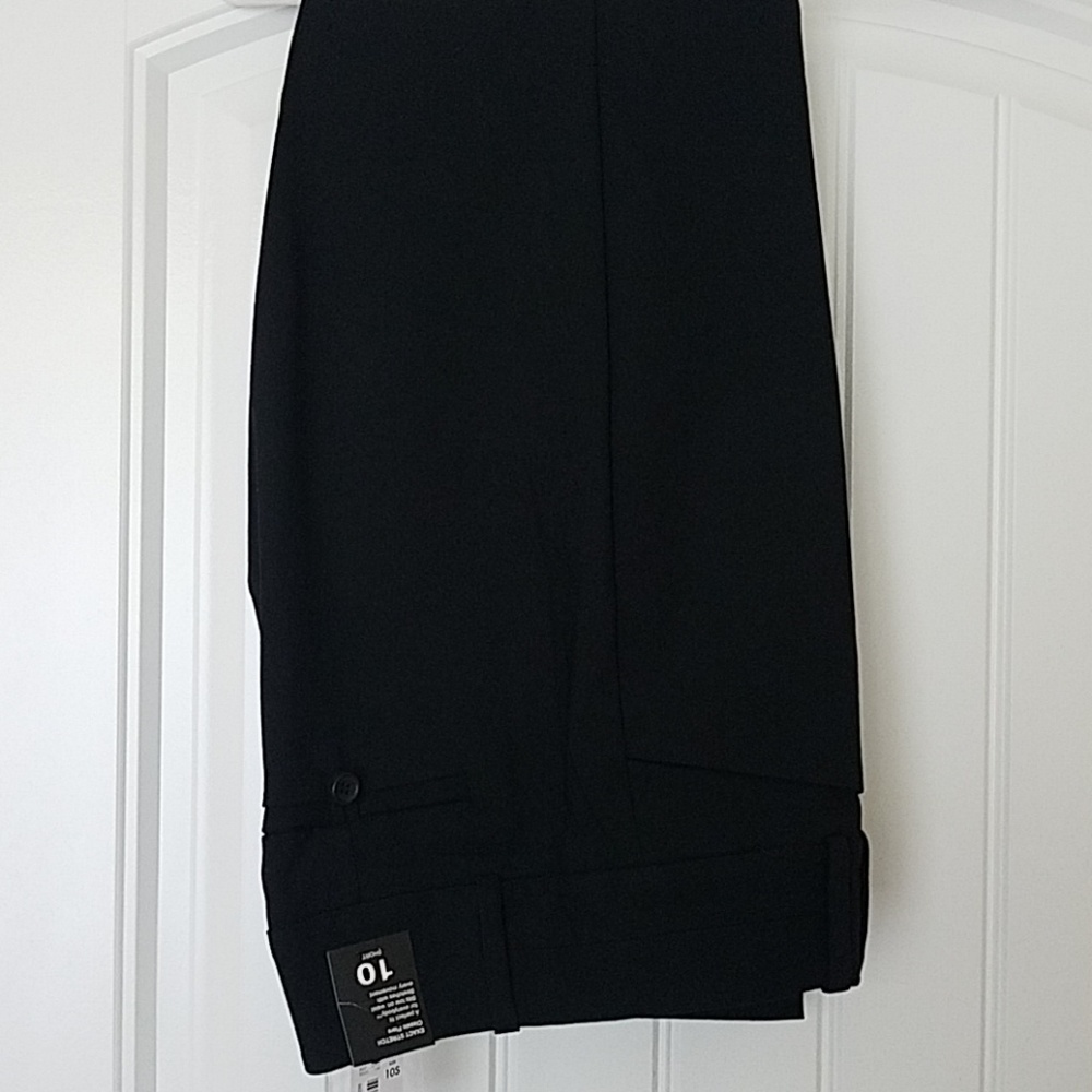black slacks